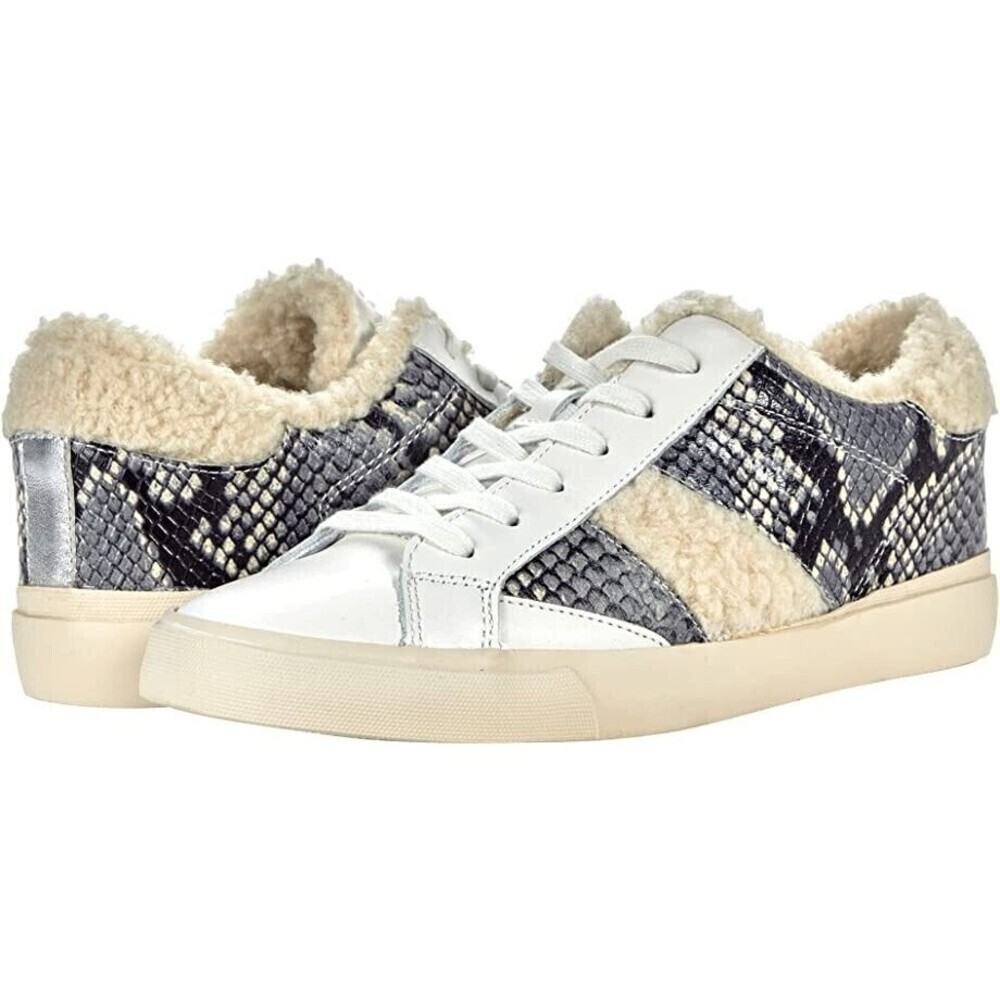 Marc Fisher Women Leather Faux Fur Mello Sneakers 6.5‎